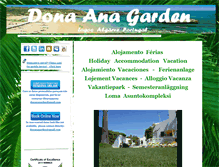 Tablet Screenshot of donanagarden.com